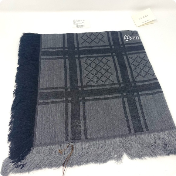 Gucci grey scialle servee scarf - Picture 10 of 13